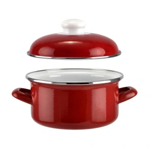Smaltovaný kastról Red 5 L